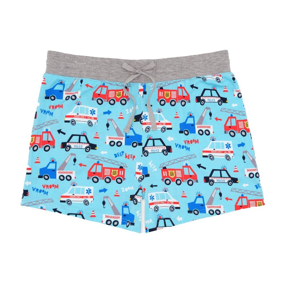 Bamboo Viscose Pajama Shorts Lounge Wear Side Pockets Tag-Free Comfort
